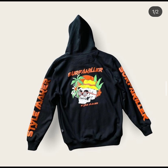 Fleece zip up hoodie - Picture 2 of 2